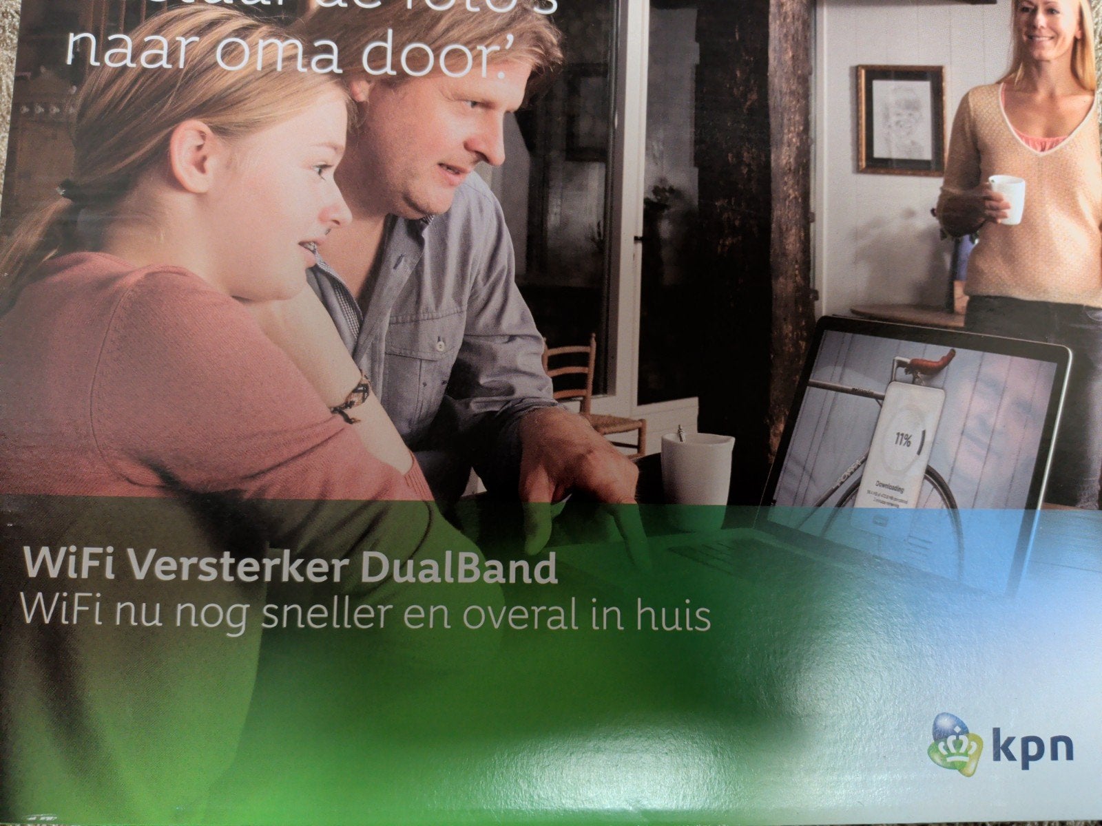 KPN WiFi Versterker DualBand - Sneller WiFi overal in huis, Computers en Software, WiFi-versterkers, Ophalen of Verzenden, Nieuw