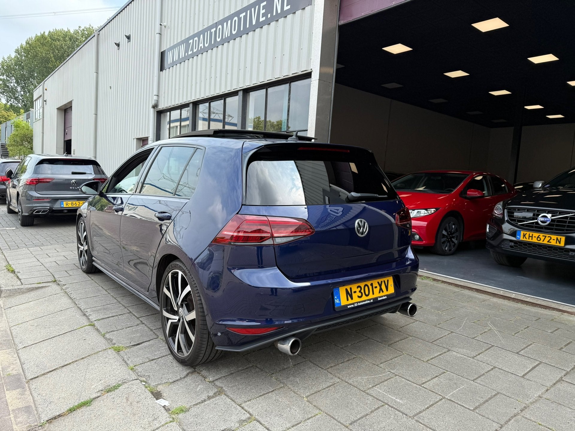 Volkswagen Golf 2.0 TSI GTI Performance DSG Pano virtual, Auto's, Gebruikt, Euro 6, 4 cilinders, Blauw