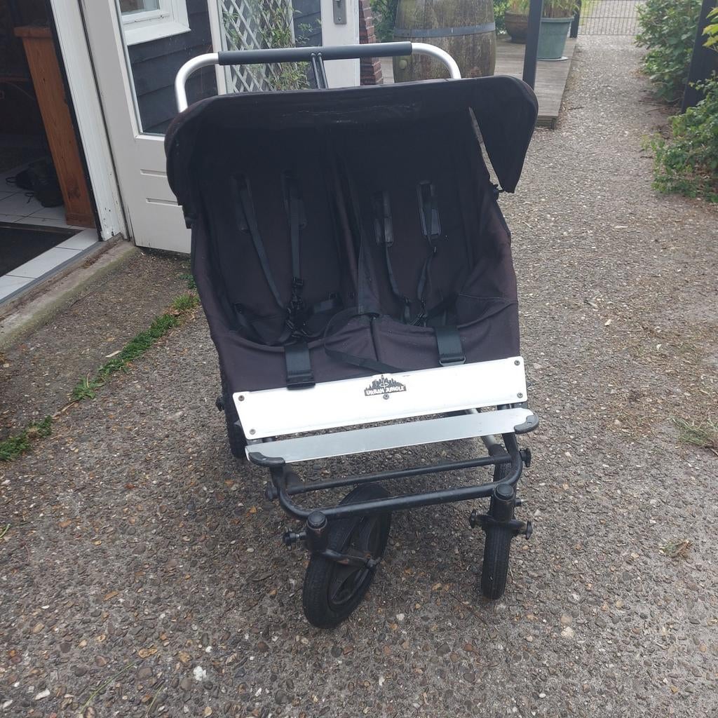 Inklapbare duowagen voor twee kinderen, Kinderen en Baby's, Gebruikt, Duowagen, Ophalen, Kinderwagen