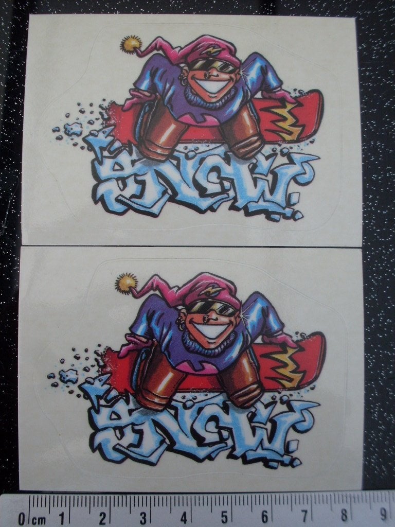 2x panini sticker graffiti skate skateboard, Verzenden, Zo goed als nieuw, Sport