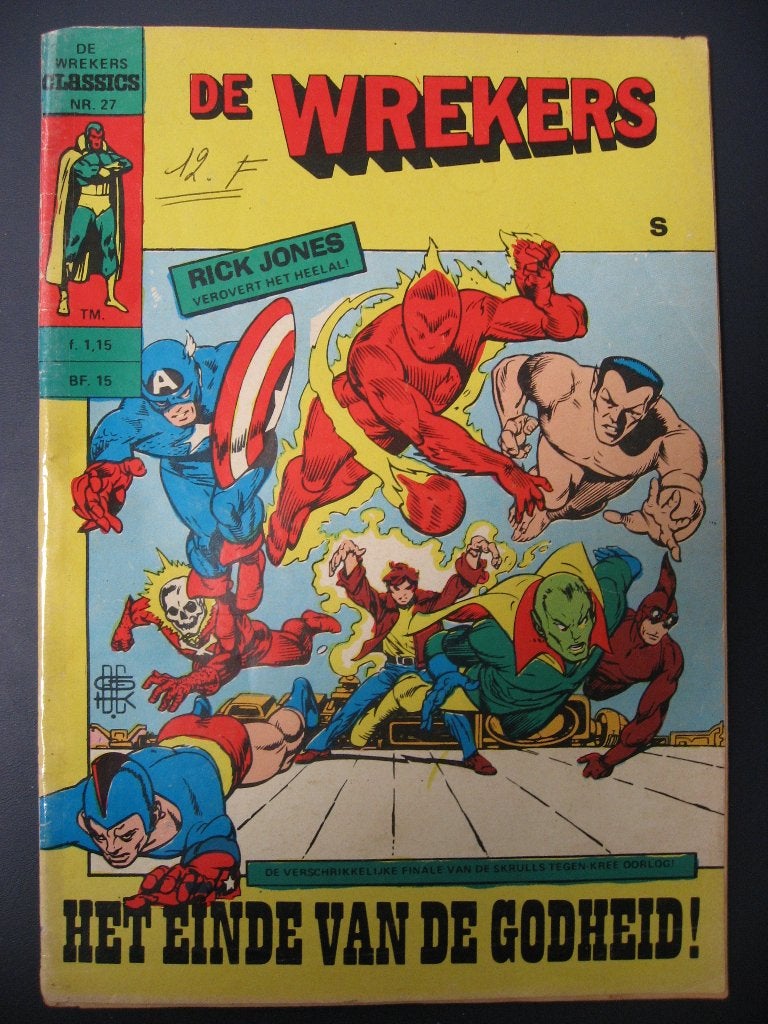 De Wrekers. Nr 27 Het einde van de Godheid., Eén stripboek, Ophalen of Verzenden, Gelezen
