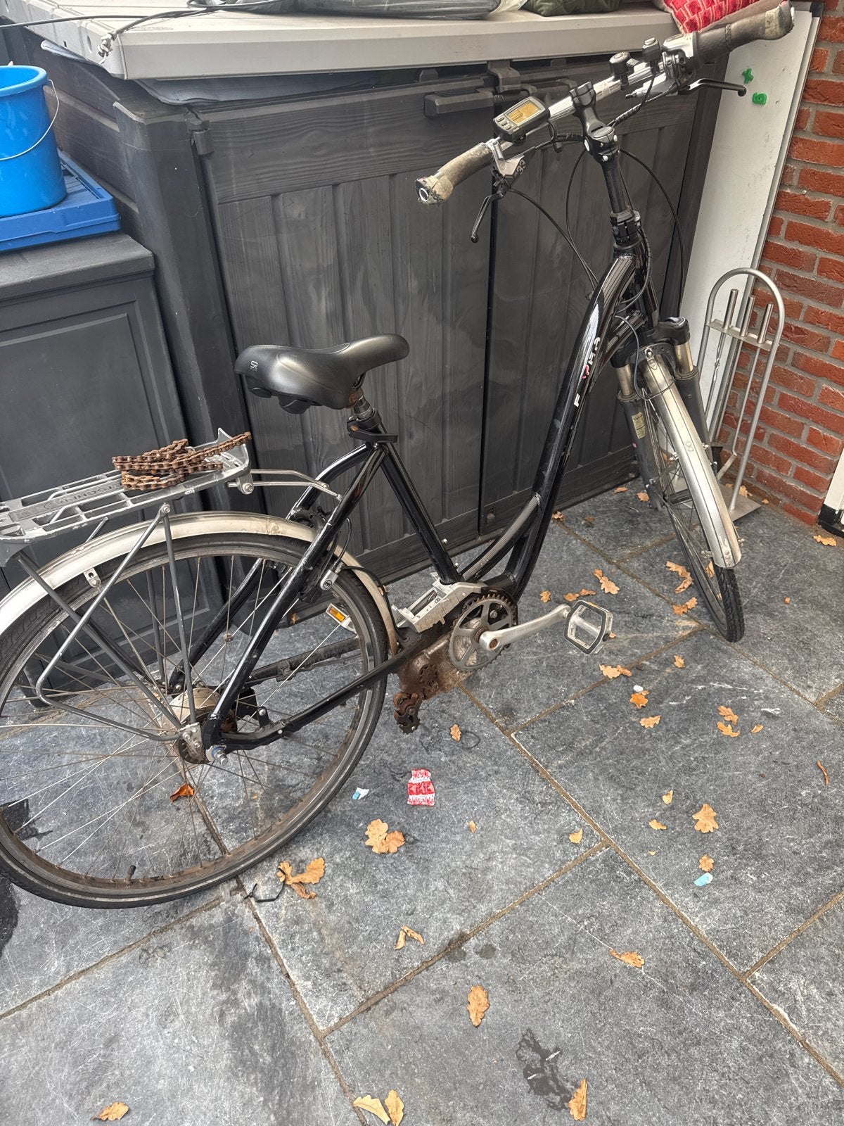 Flyer elektrische fiets voor onderdelen - motor werkt, Ophalen, Gebruikt, Overige merken