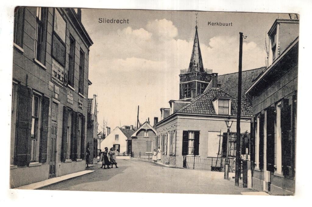 Sliedrecht  kekrbuurt, Verzenden, Voor 1920, Gelopen, Zuid-Holland