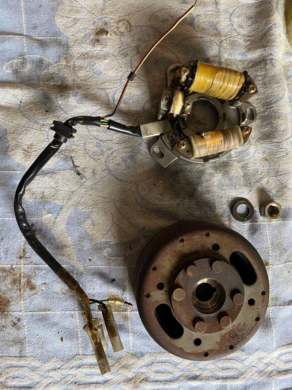 Orginele onsteking honda mb-8. Compleet met vliegwiel., Fietsen en Brommers, Ophalen of Verzenden, Overige typen