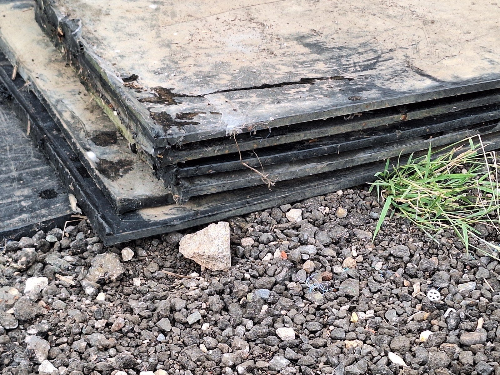kunstof rijplaten, partijtje hdpe platen, Doe-het-zelf en Verbouw, Overige Doe-het-zelf en Verbouw, Ophalen, Gebruikt