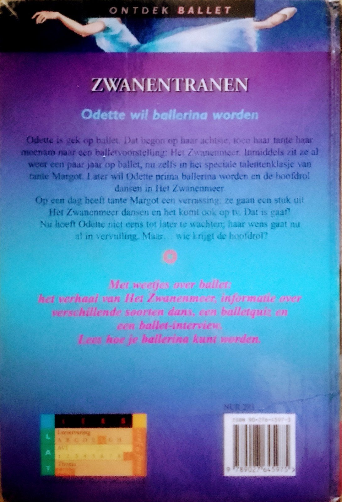Zwanentranen Odette Wil Ballerina Worden, Gelezen, Ophalen of Verzenden, Fictie, Stasia Cramer.