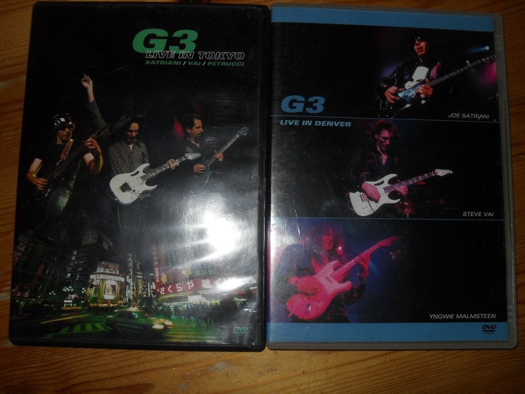 2 DVD'S G3 LIVE., Engels, Alle leeftijden, Eerste persing, Ophalen of Verzenden