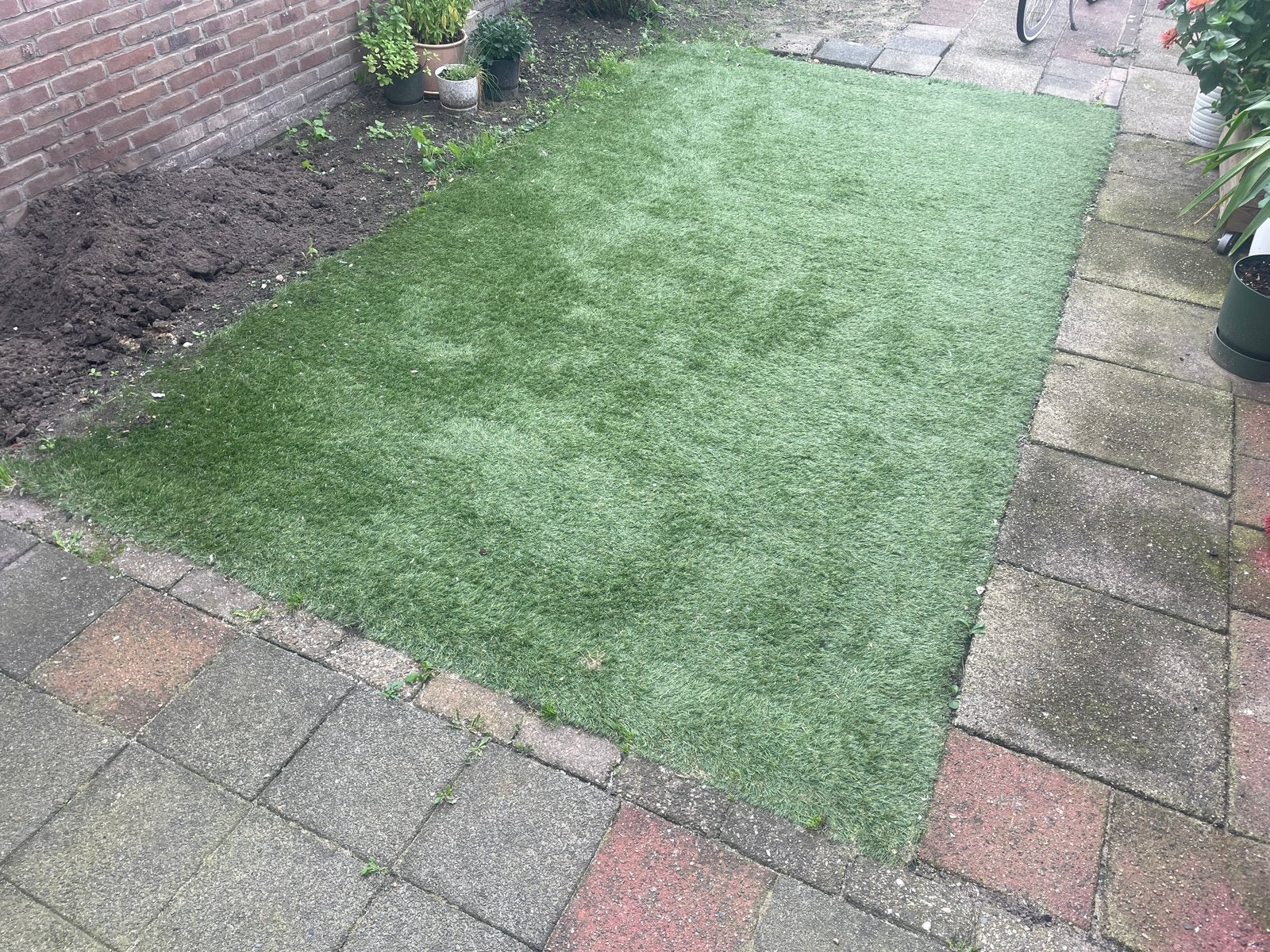 Stuk Kunstgras (400x230cm), Ophalen, Gebruikt, Minder dan 10 m², Kunstgras