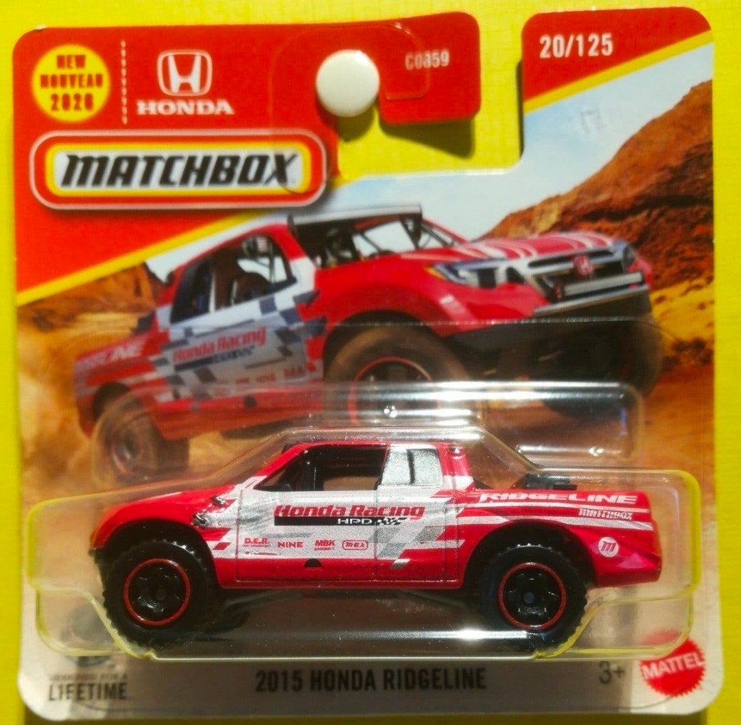 2015 Honda Ridgeline Matchbox 20/125 2026, Ophalen of Verzenden, Nieuw, Auto
