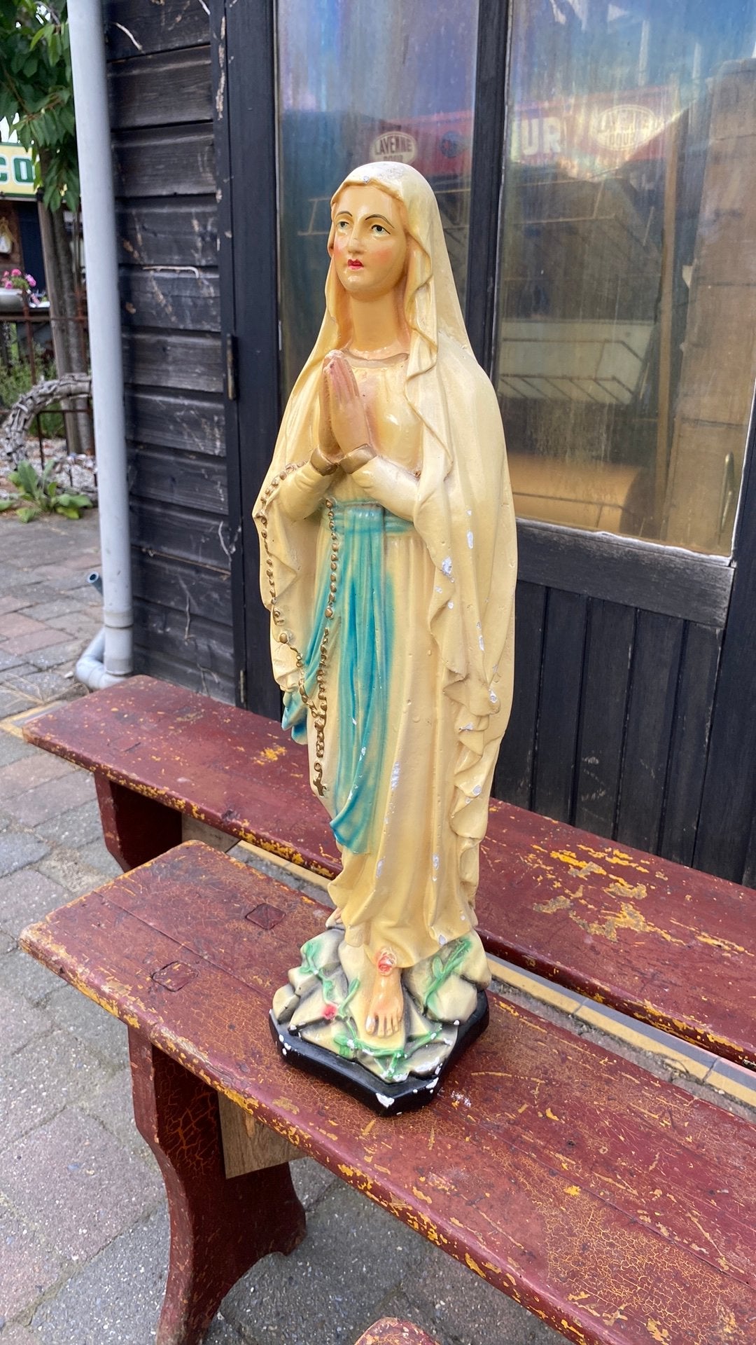 Groot mariabeeld., Antiek en Kunst, Ophalen of Verzenden