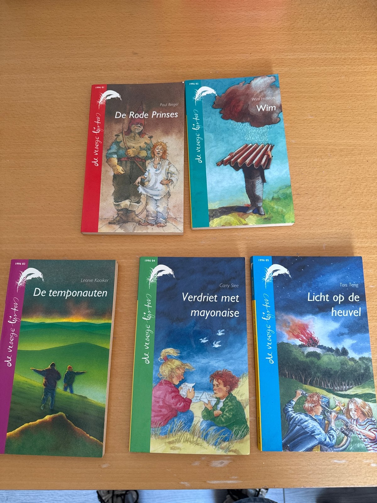 De Vroege Lijsters 1996 - Complete set van 5 boeken, Boeken, Ophalen of Verzenden, Gelezen, Fictie