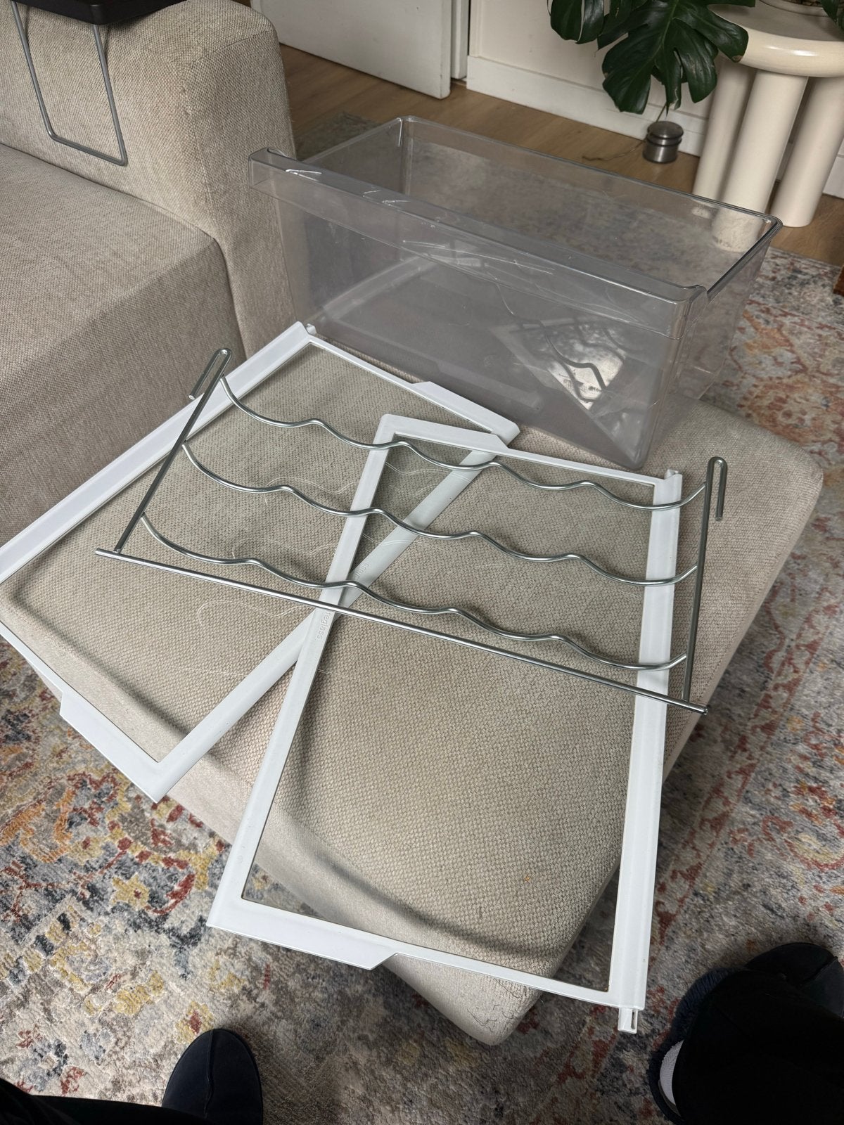 Smeg FAB28 Koelkast Onderdelen: Legplanken, Flessenrek, Lade, Ophalen, Gebruikt