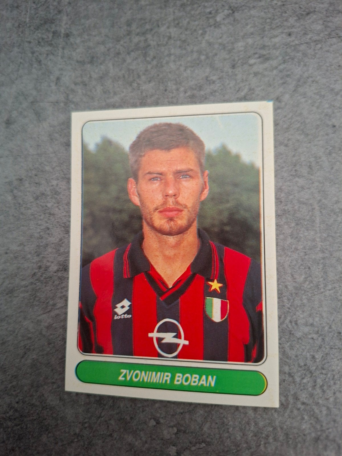 Panini sticker Euopean Football Stars. Boban AC Milan., Verzenden, Zo goed als nieuw, Sticker