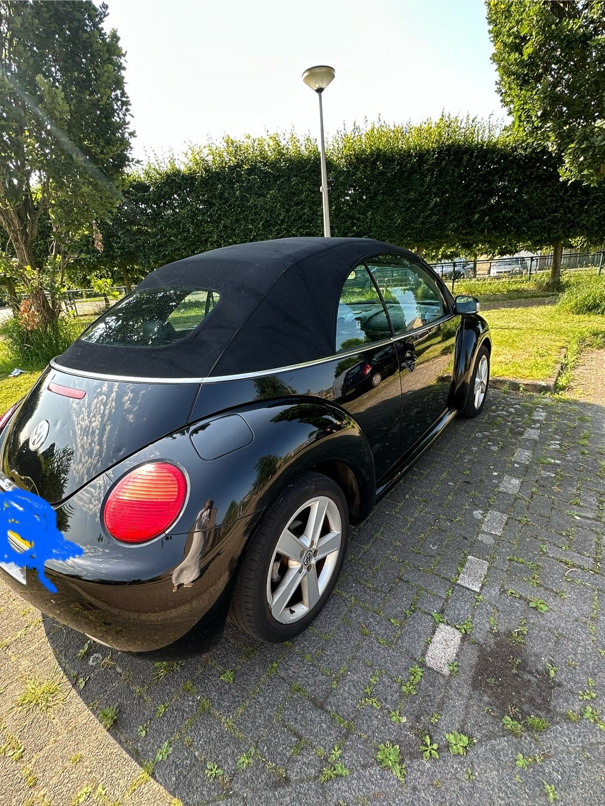 Volkswagen beetle cabriolet zwart 2.0 uit 2004, Voorwielaandrijving, Beetle (Kever), 116 pk, Zwart