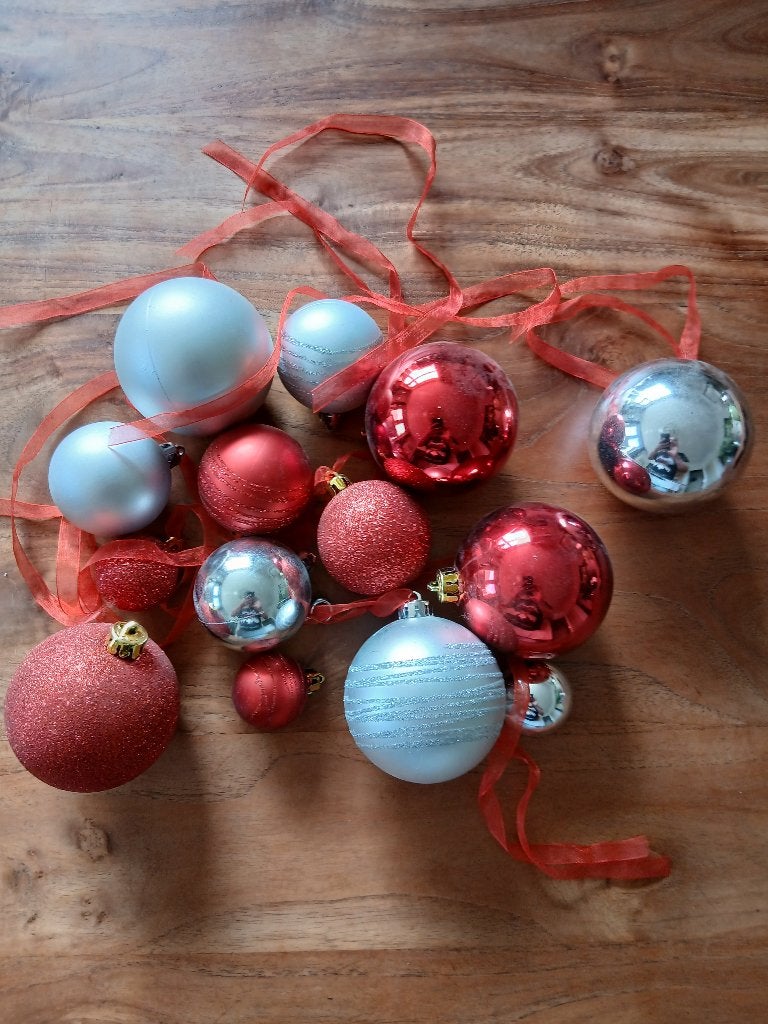 Kerst ballen, Ophalen of Verzenden, Zo goed als nieuw