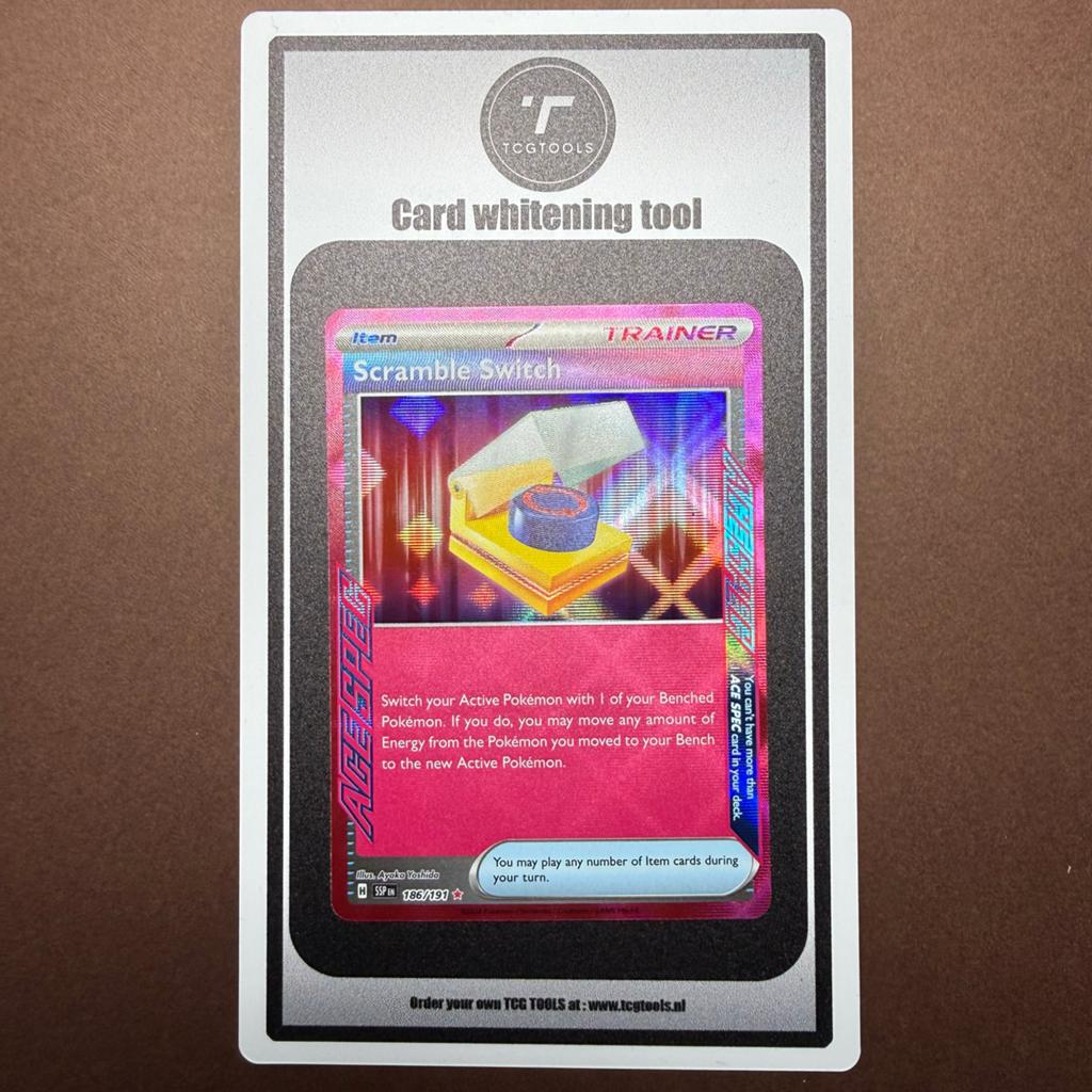 Scramble Switch - SSP 186/191 Pokémon kaart, Verzenden, Zo goed als nieuw, Losse kaart, Foil
