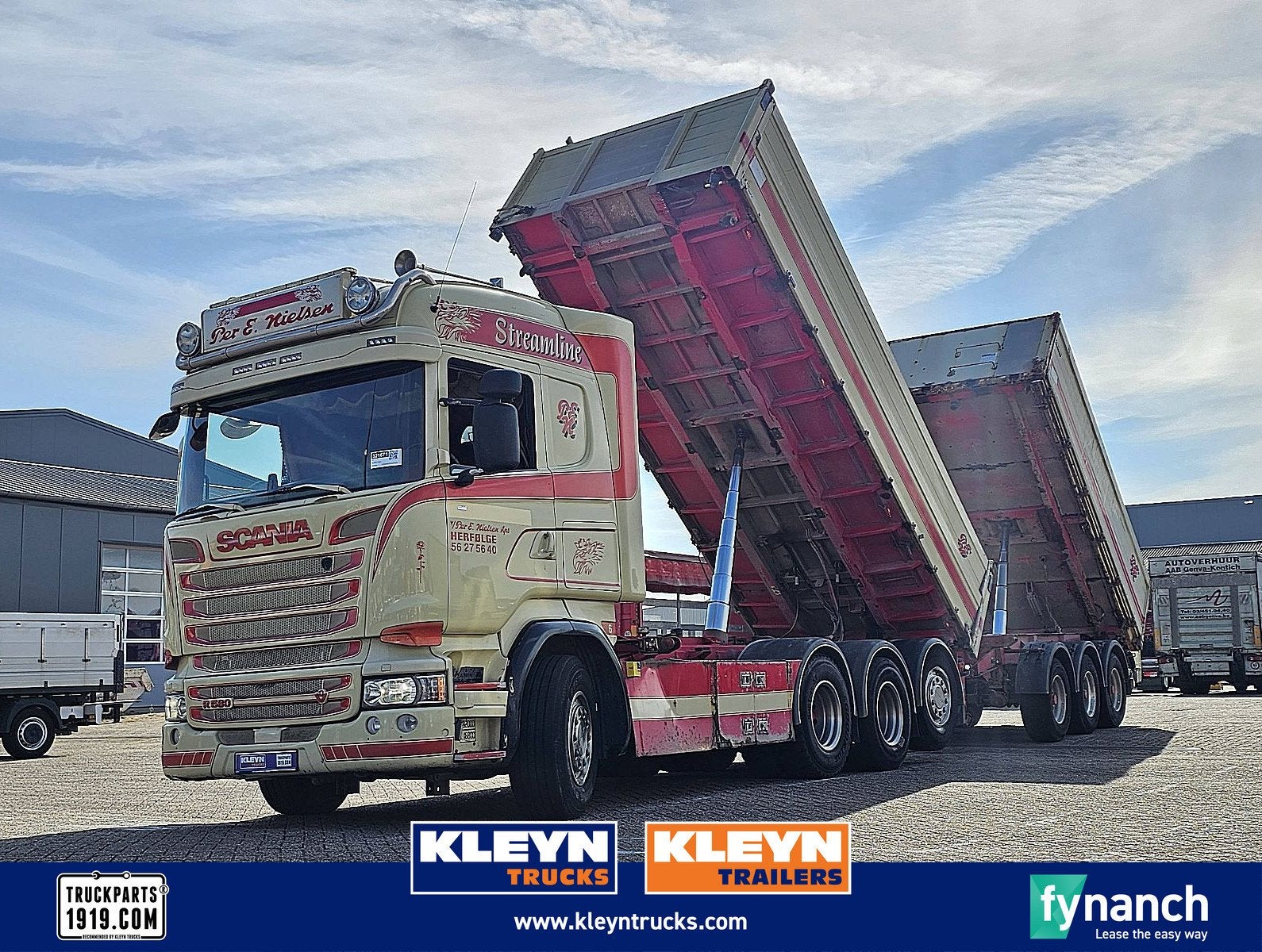 SCANIA R580 8x4 combi special, Automaat, Stoelverwarming, Euro 6, Leder