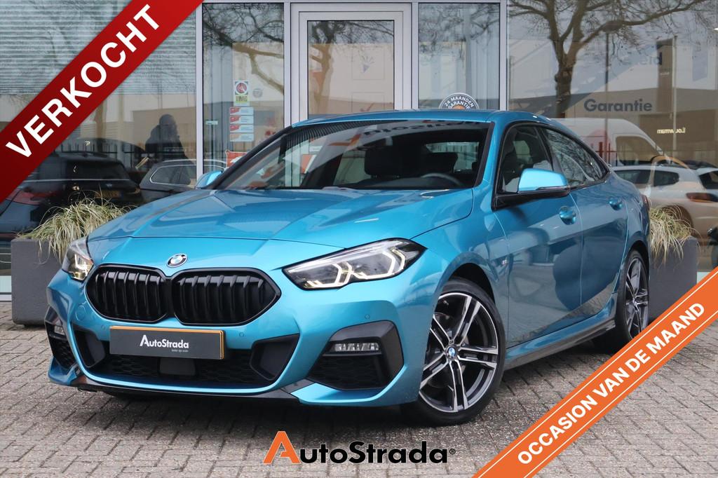 BMW 2-Serie Gran Coupé (f44) 218i M-Sport 136pk | Camera |, Gebruikt, 1350 kg, Met garantie (alle), Blauw
