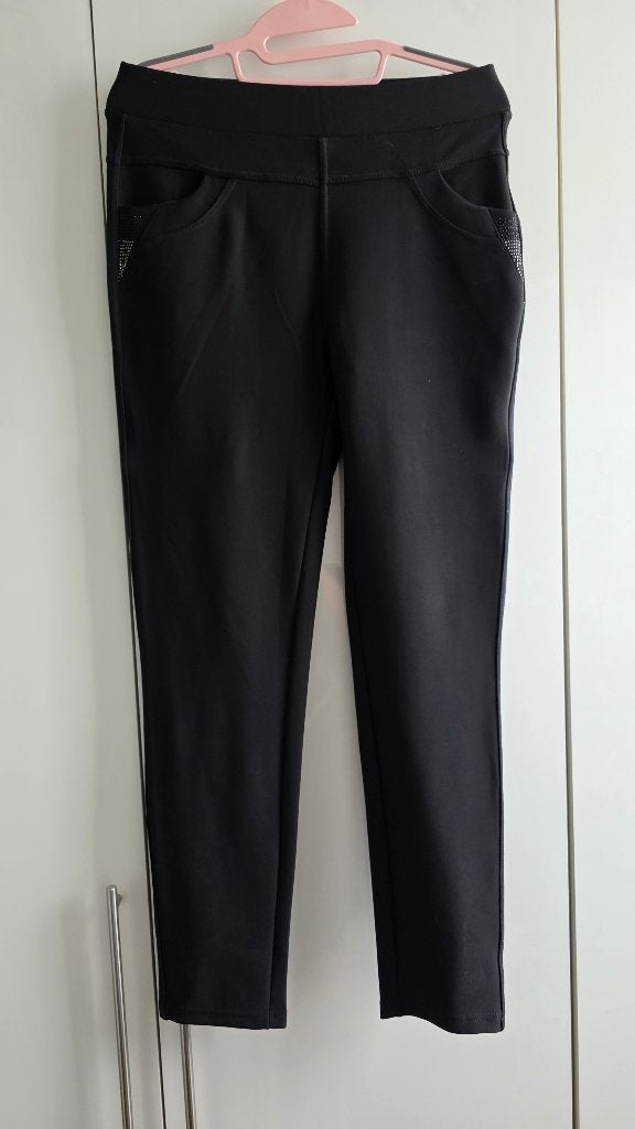 Prachtige Kwaliteits leggings🦚Mt xl/xxl🦚Als nieuw, Zwart, Nieuw, Maat 44/46 (L), Legging