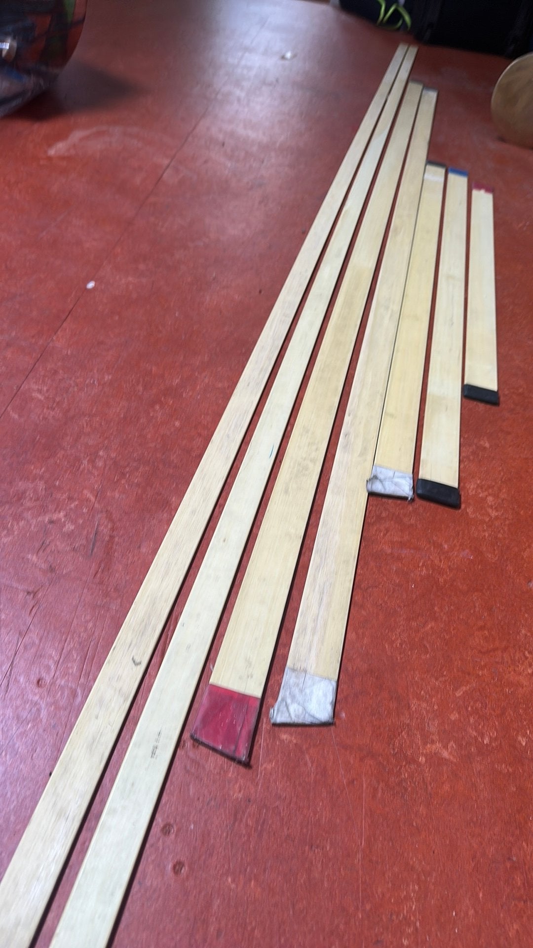 Diverse zeillatten 3 en 4 cm breed, Ophalen, Gebruikt, Tuigage en Masten, Zeilboot