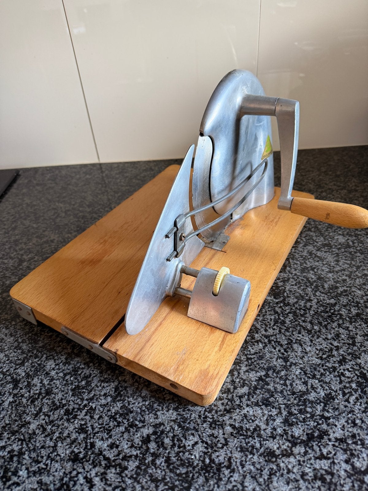 Vintage Brunner broodsnijmachine - Handbediend, Ophalen