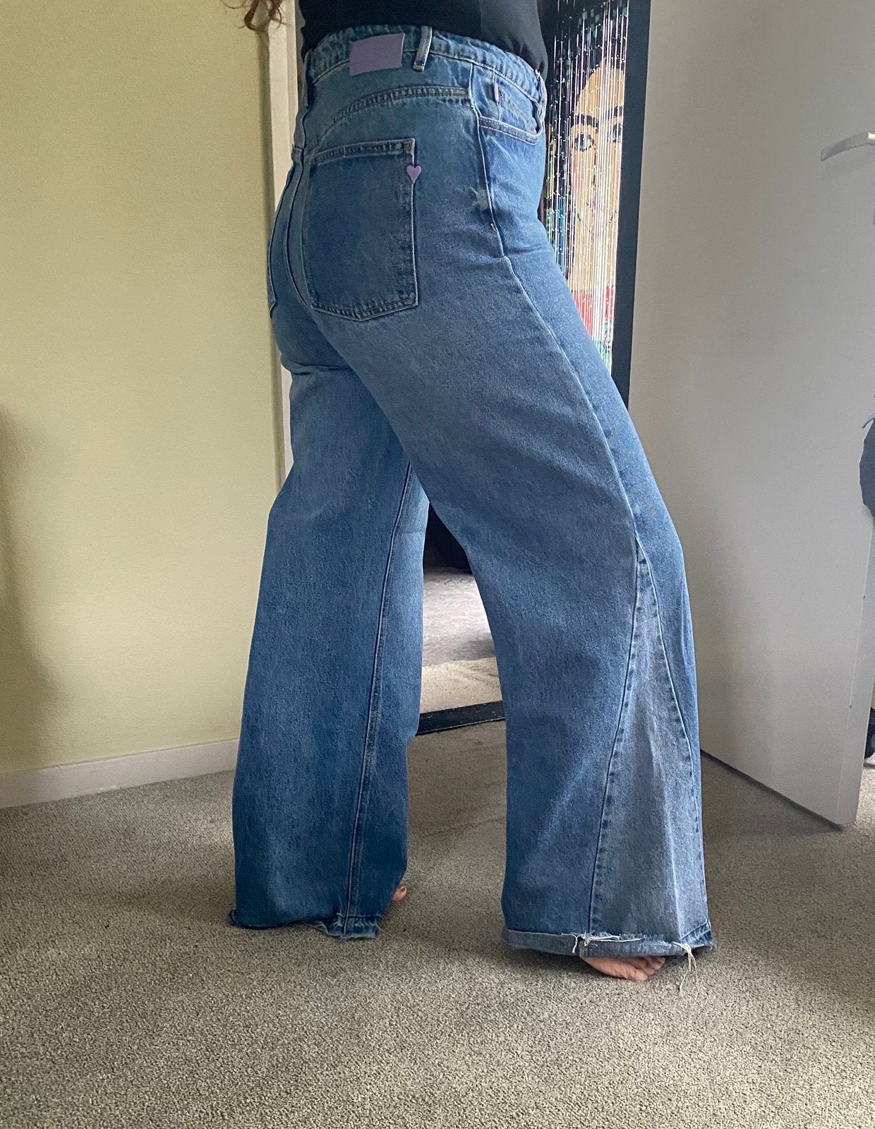 Jeans Fabienne Chapot Bonnie Wide Leg  31/34, Kleding | Dames, Ophalen of Verzenden, Zo goed als nieuw, Blauw, Overige jeansmaten