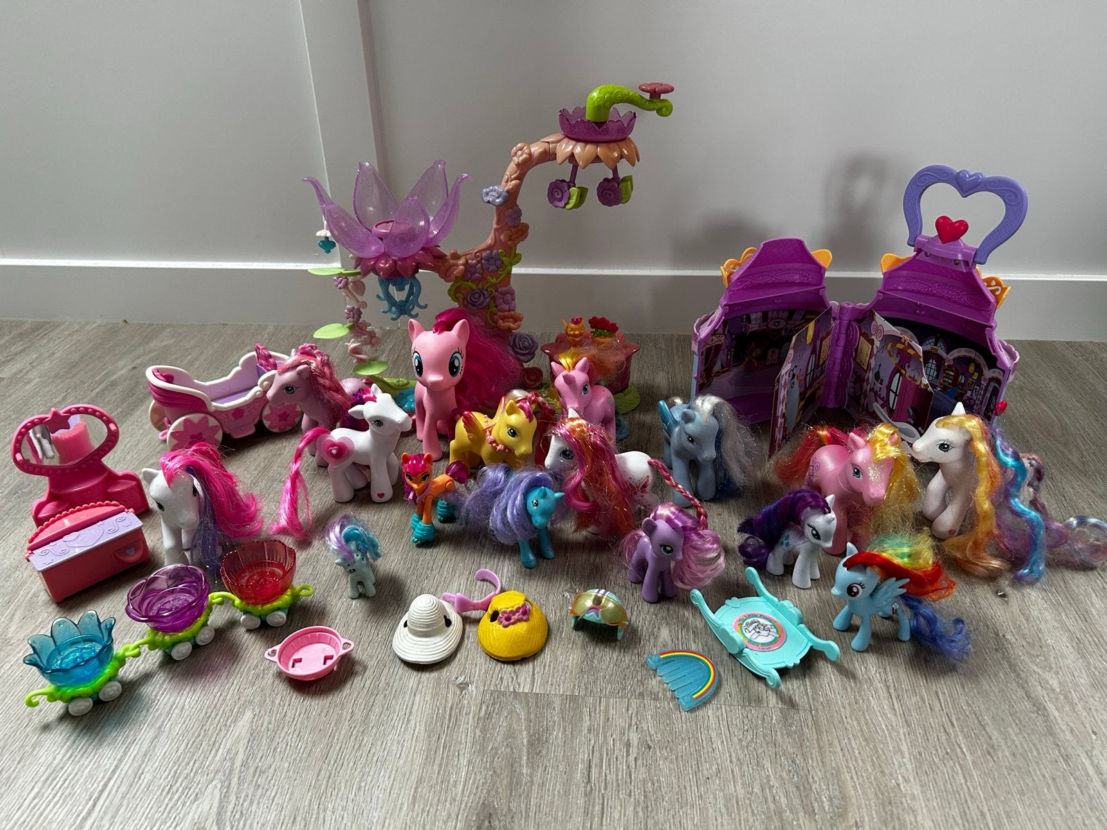 Grote My Little Pony speelset met accessoires, Ophalen, Gebruikt