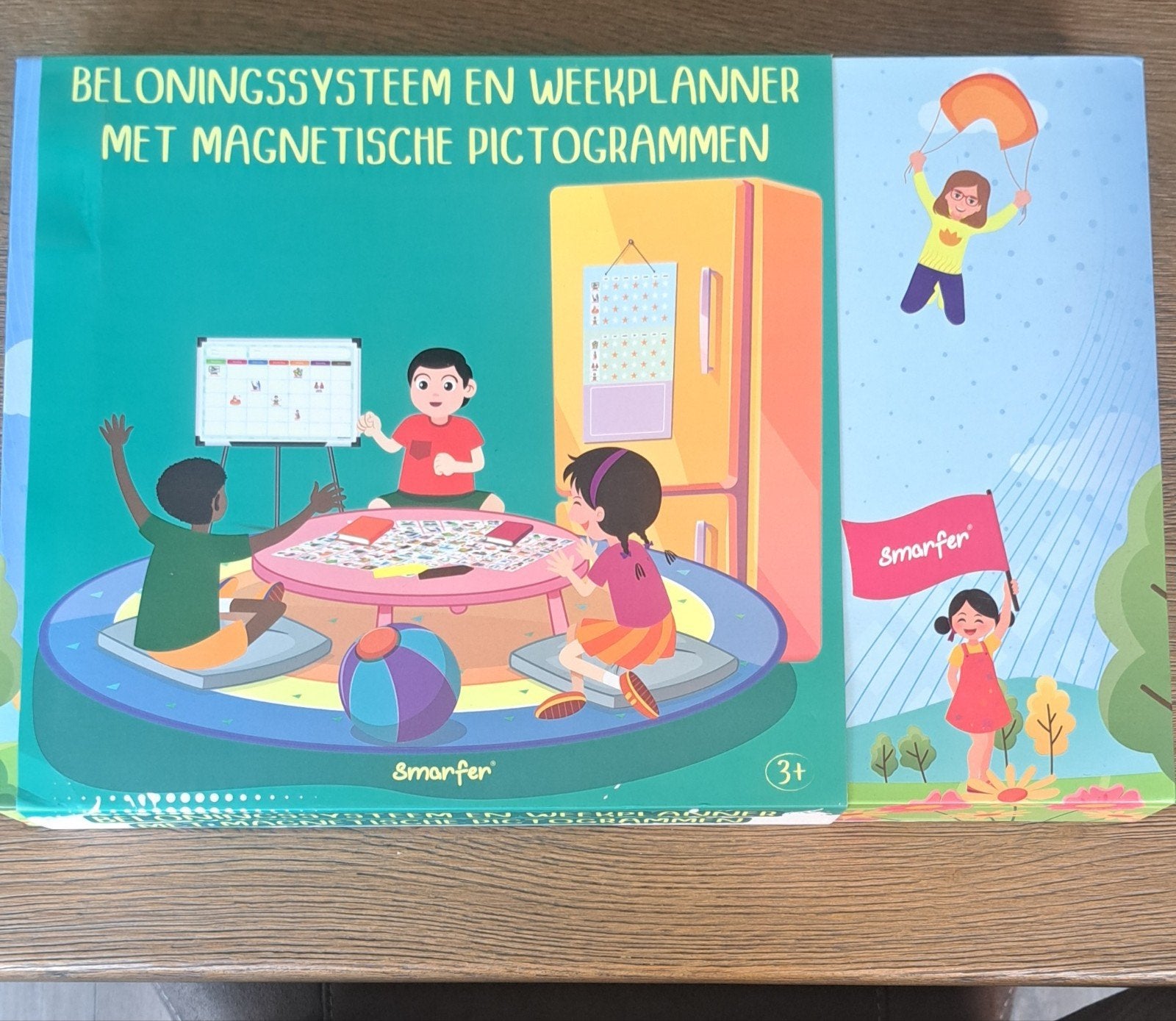 Beloningssysteem en weekplanner met magnetische pictogrammen, Ophalen of Verzenden, Nieuw