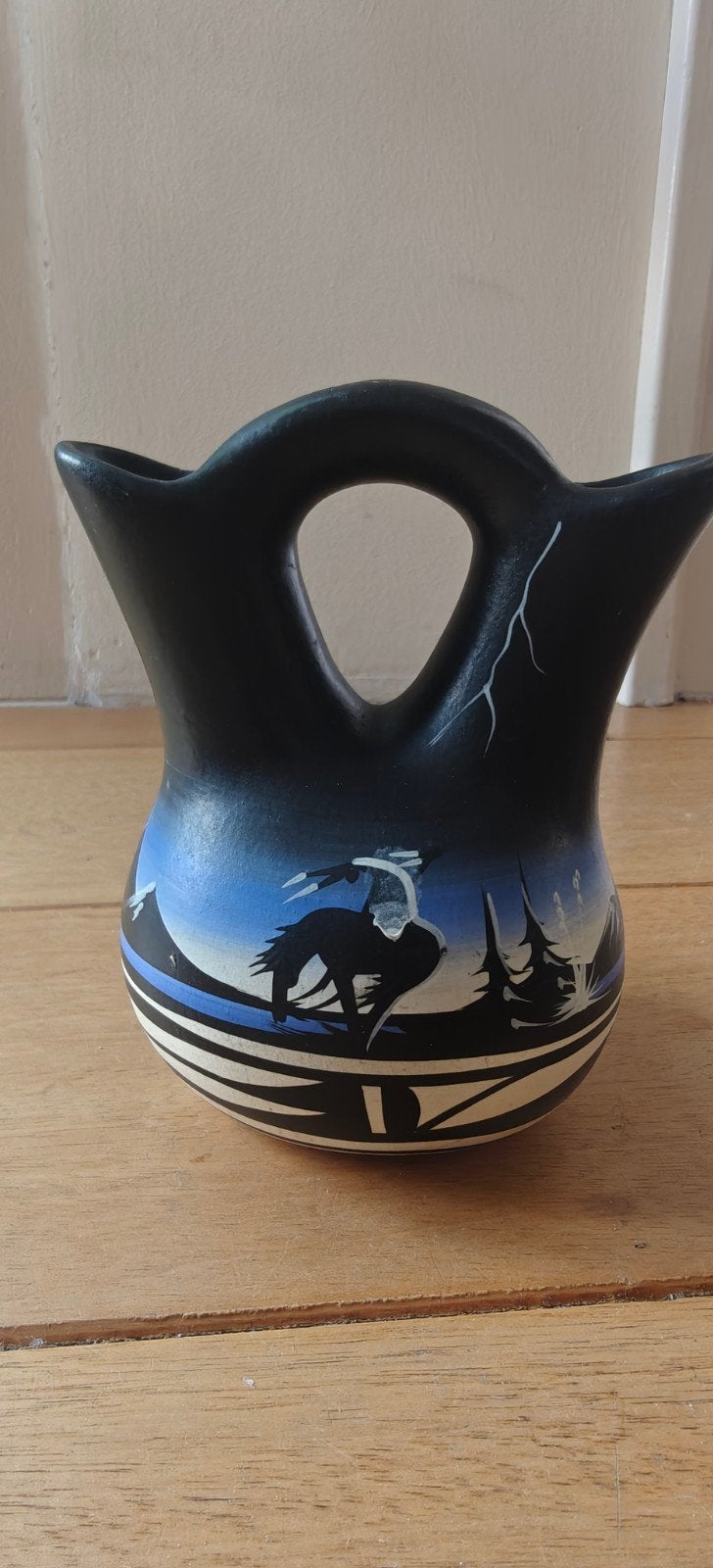 Traditionele Navajo trouwvaas, Ophalen