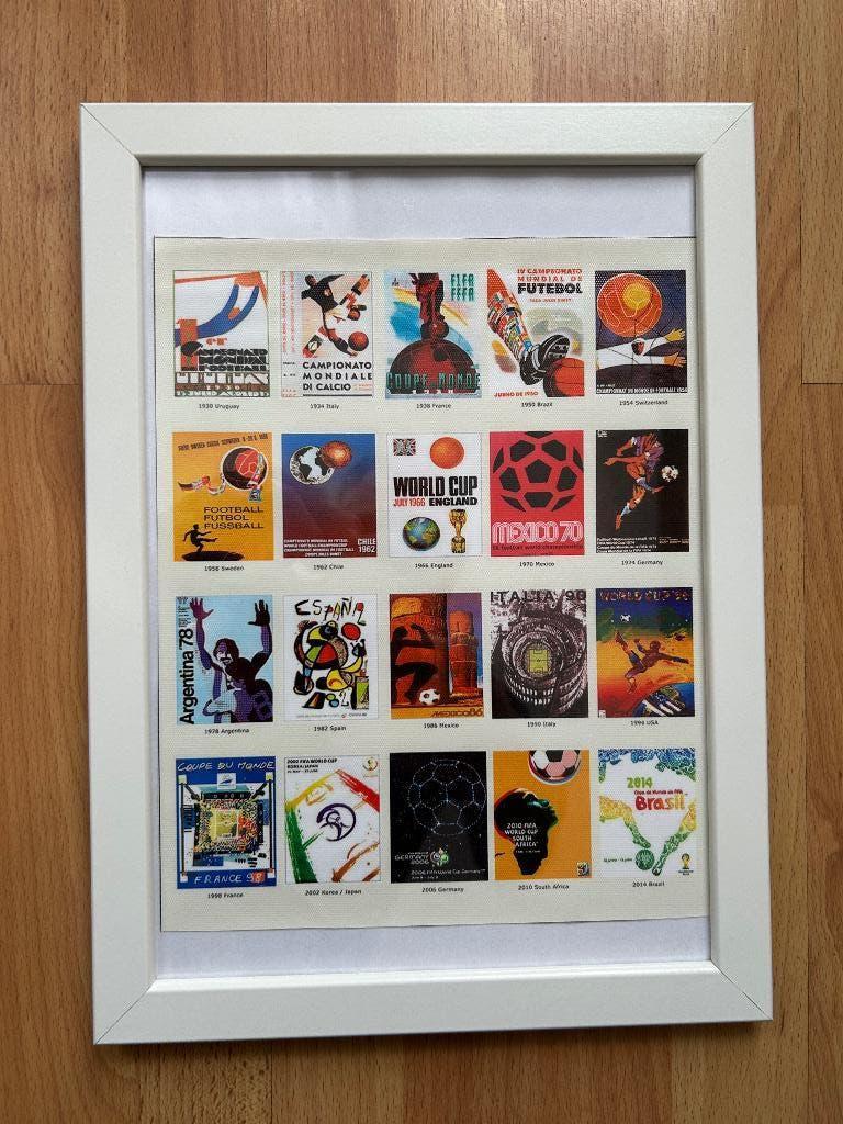 Voetbal lijstje world cup fifa affiches, Ophalen, Zo goed als nieuw, Buitenlandse clubs, Poster, Plaatje of Sticker