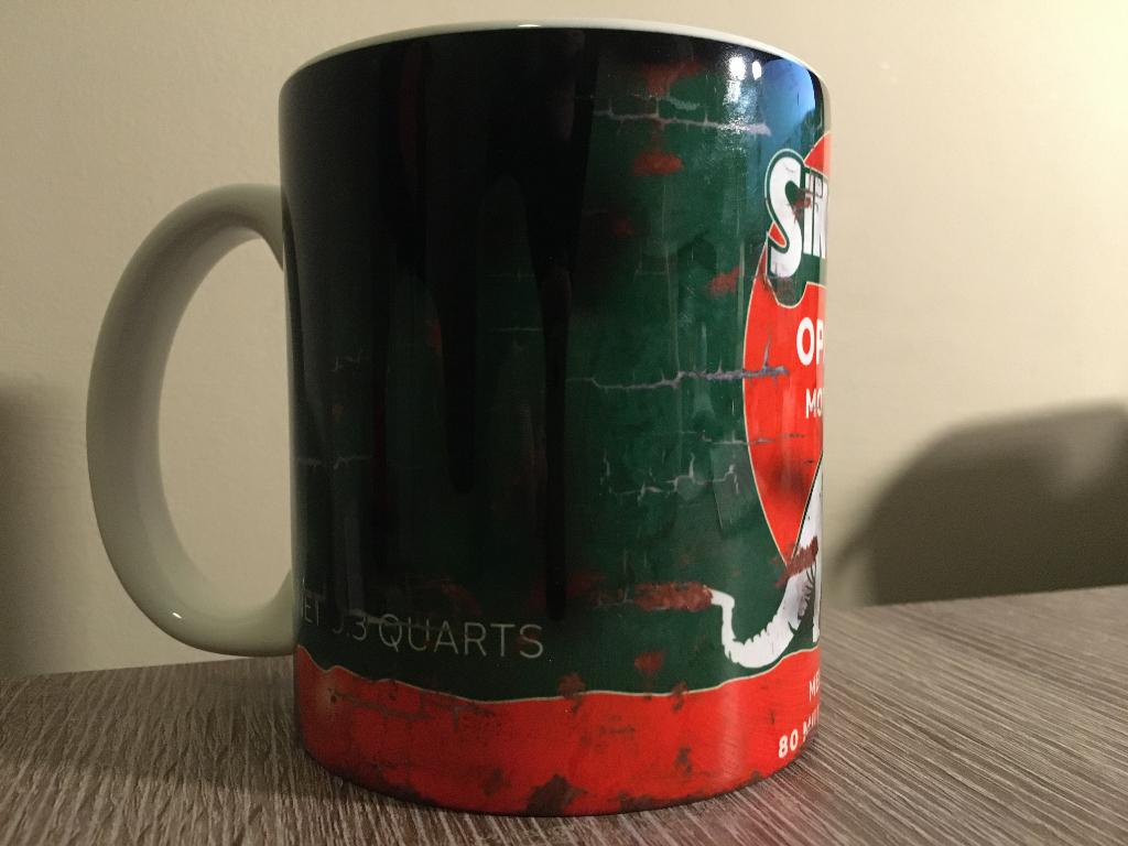 ✅ Sinclair Motor Oil mok Vintage olie F1 Autosport NIEUW, Ophalen of Verzenden, Nieuw, Motoren