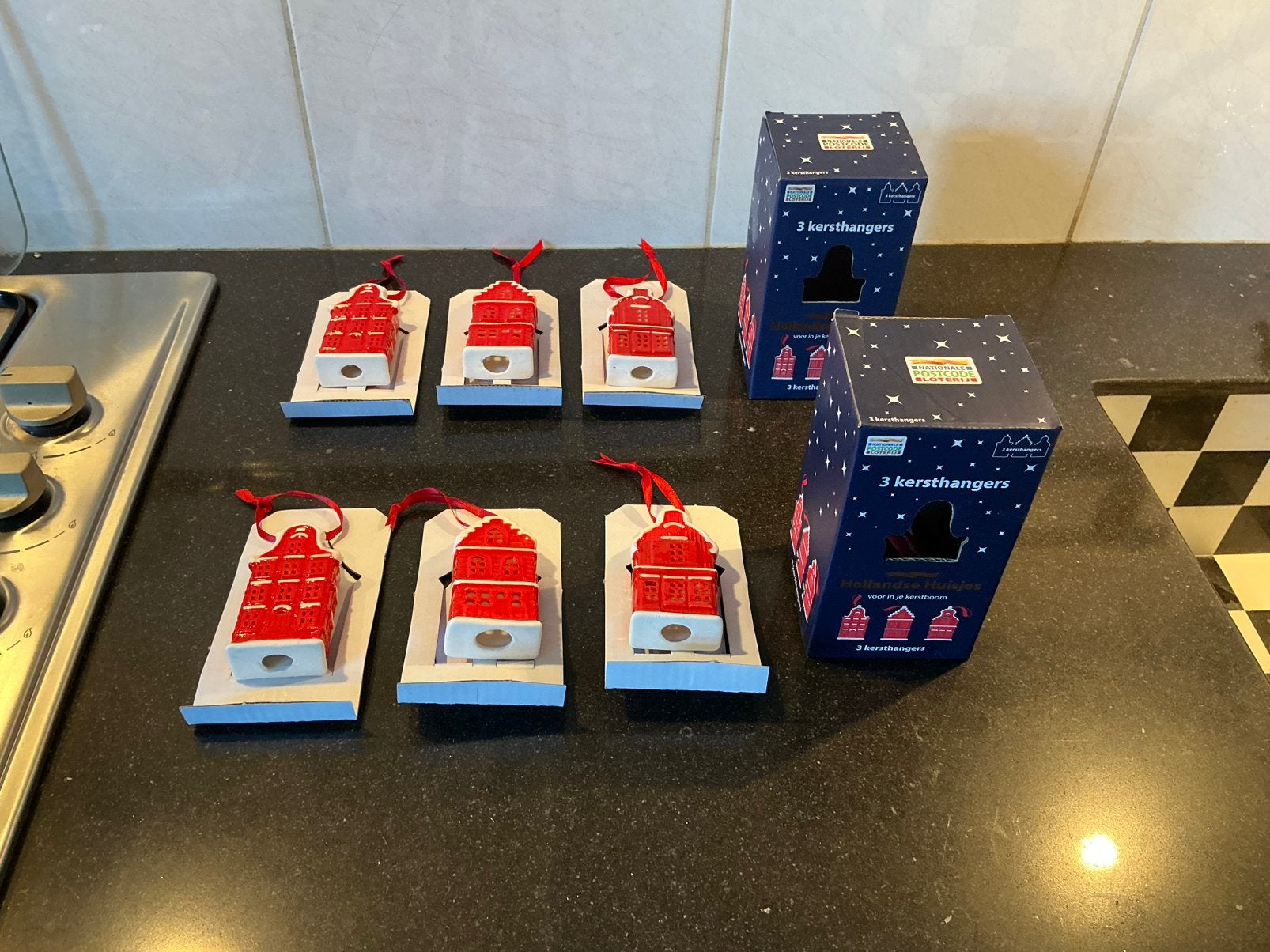 Kersthuis hangers postcodeloterij, Ophalen of Verzenden, Nieuw