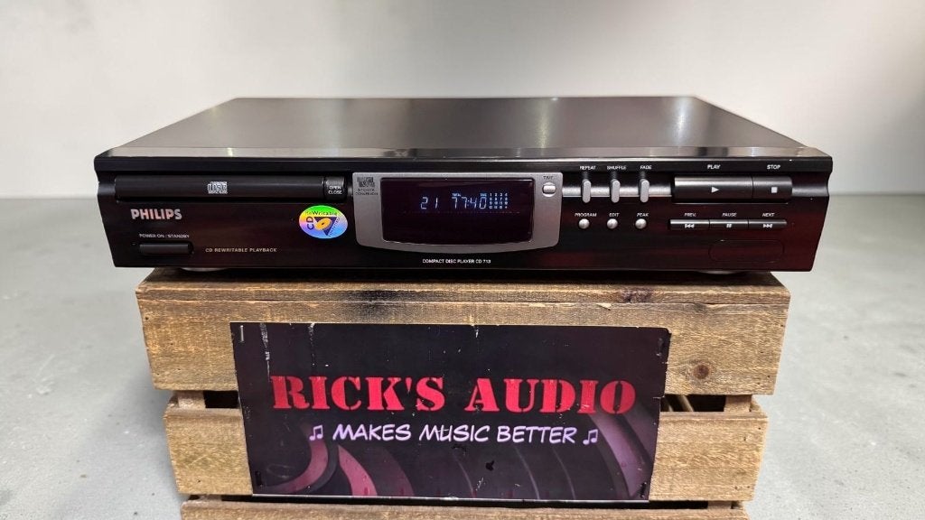 Philips CD713 CD-Speler | TDA1545A | CD-R/CD-RW | GARANTIE, Audio, Tv en Foto, Philips, Refurbished, Ophalen of Verzenden, MADE IN CHINA