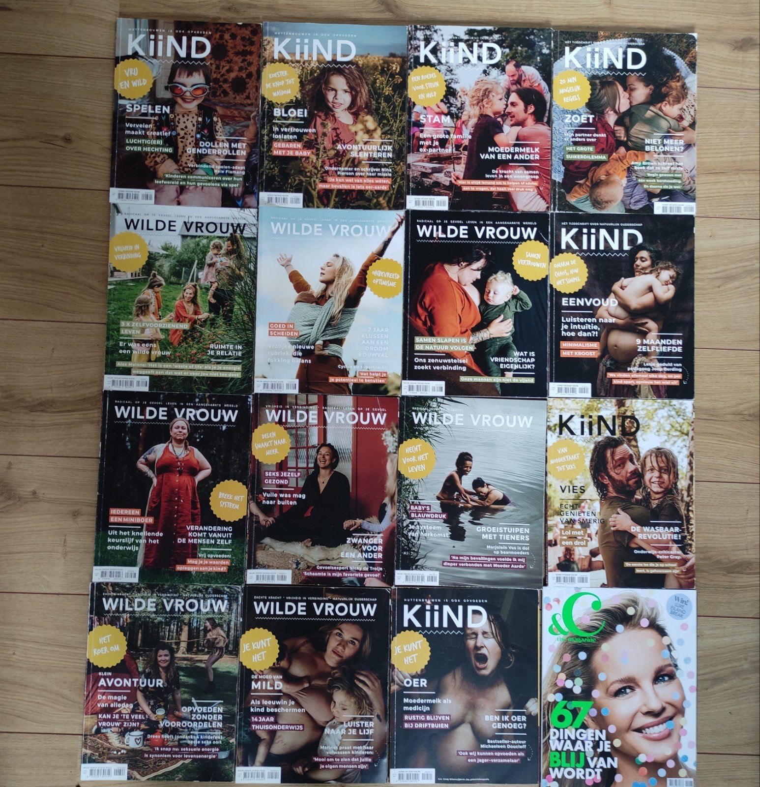 Wilde Vrouw, KiiND en &C (Chantal Janzen) tijdschriften, Ophalen of Verzenden, Gelezen
