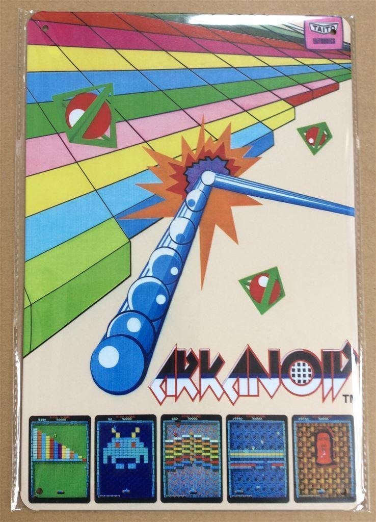 ARKANOID Metalen bord Poster Retro Arcade Atari Taito, Verzenden, Nieuw