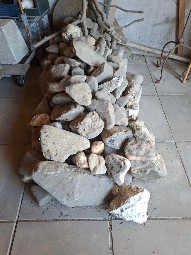 Diverse zwerfkeien voor tuin of decoratie, Ophalen of Verzenden, Gebruikt, Grijs, Kei