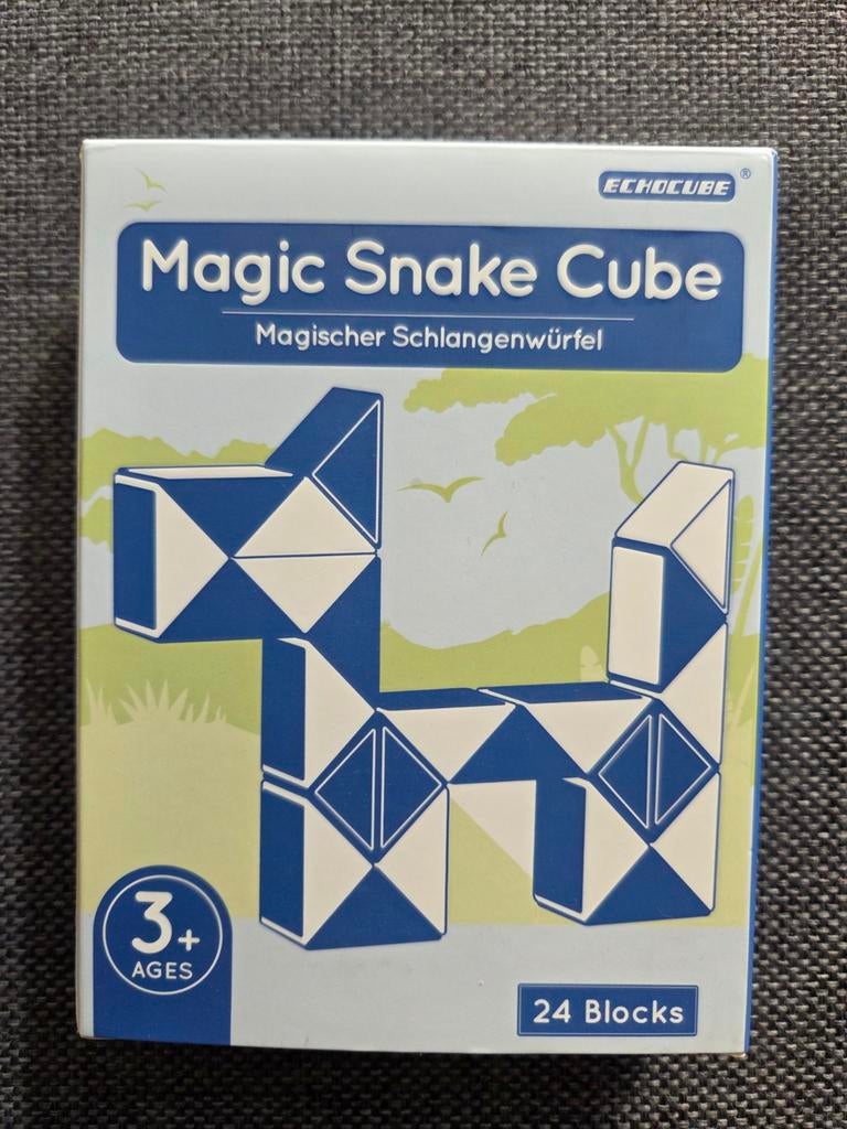 Magic Snake Cube Fidget Toy - 2 Stuks, Ophalen of Verzenden, Zo goed als nieuw