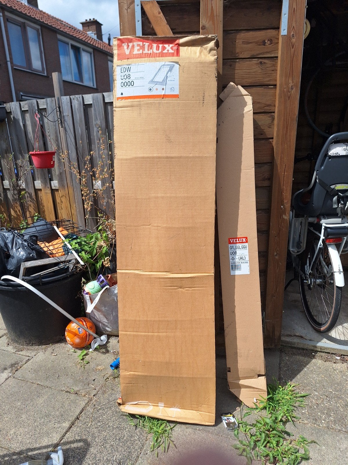 VELUX EDW U08 0000 Gootstuk / Inbouwset 134 x 140 cm – Nieuw, Ophalen, Nieuw, Minder dan 80 cm, Dakraam