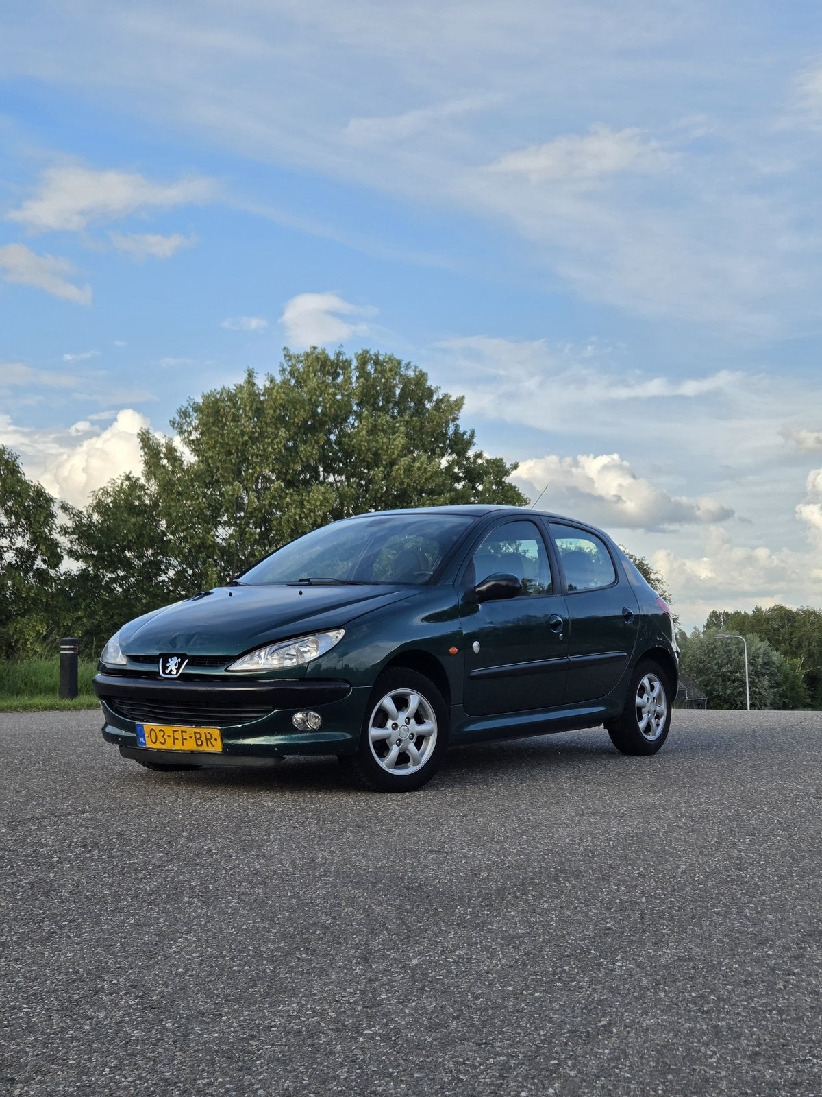 Peugeot 206 1.6 XT 5D 2000 Groen, Fietsen en Brommers, Steps, Ophalen of Verzenden, Gebruikt, Gewone step