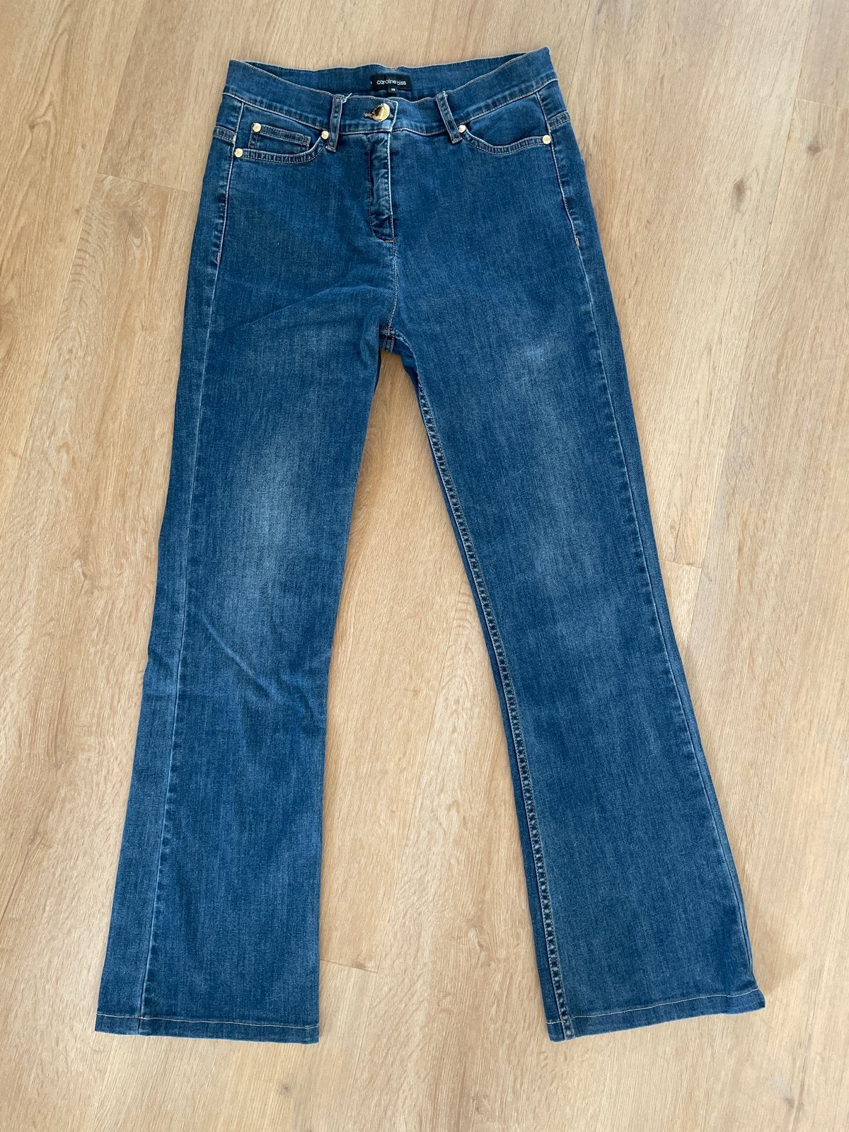 Caroline Biss flared jeans maat 38, Ophalen of Verzenden, Zo goed als nieuw, Blauw, W30 - W32 (confectie 38/40)