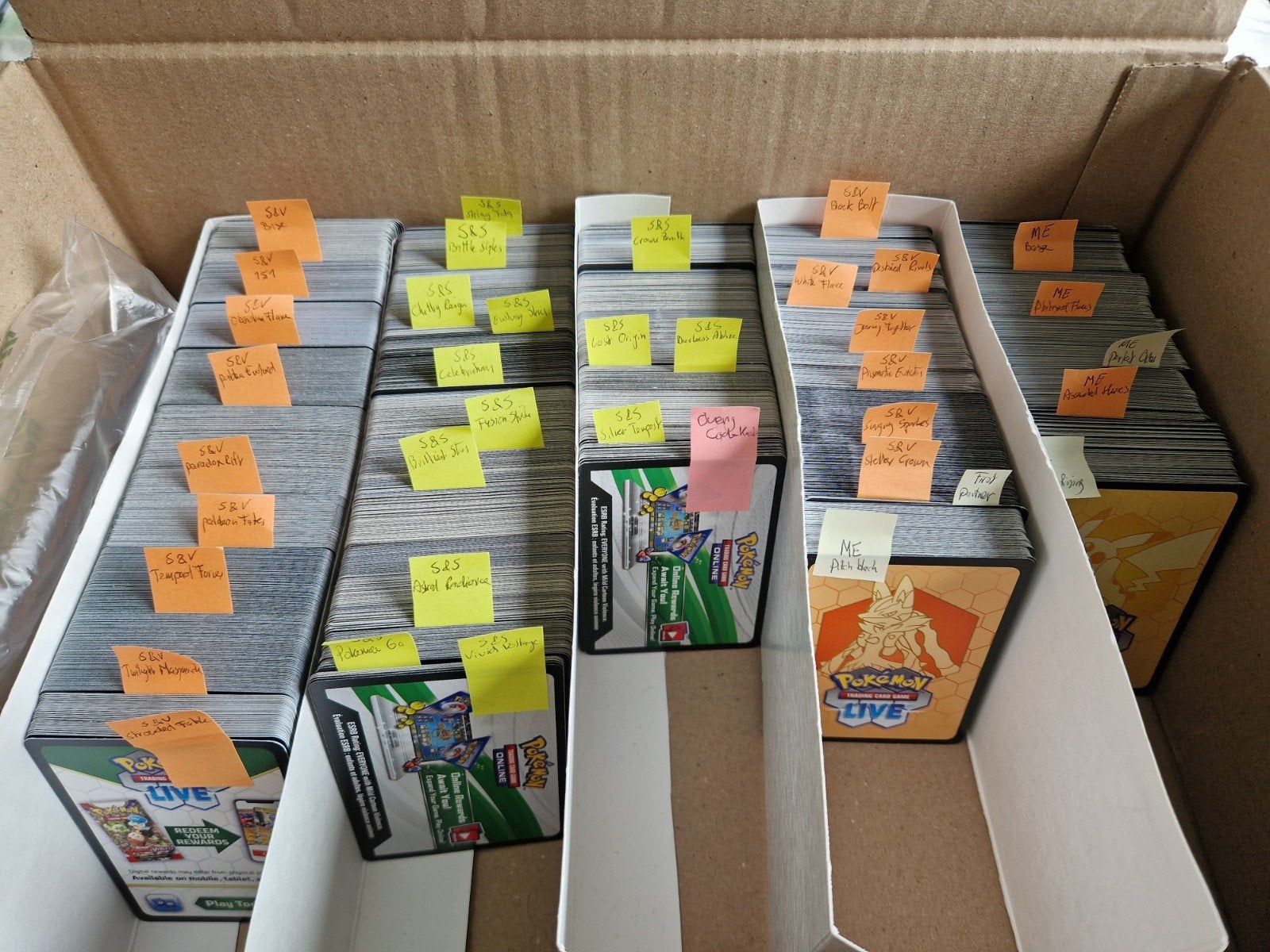 Grote partij Pokémon TCG codekaarten - Diverse sets, Ophalen of Verzenden, Zo goed als nieuw, Meerdere kaarten