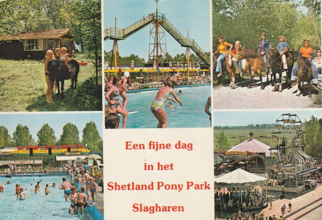 SLAGHAREN Shetland Pony Park, Verzenden, 1960 tot 1980, Ongelopen, Overijssel