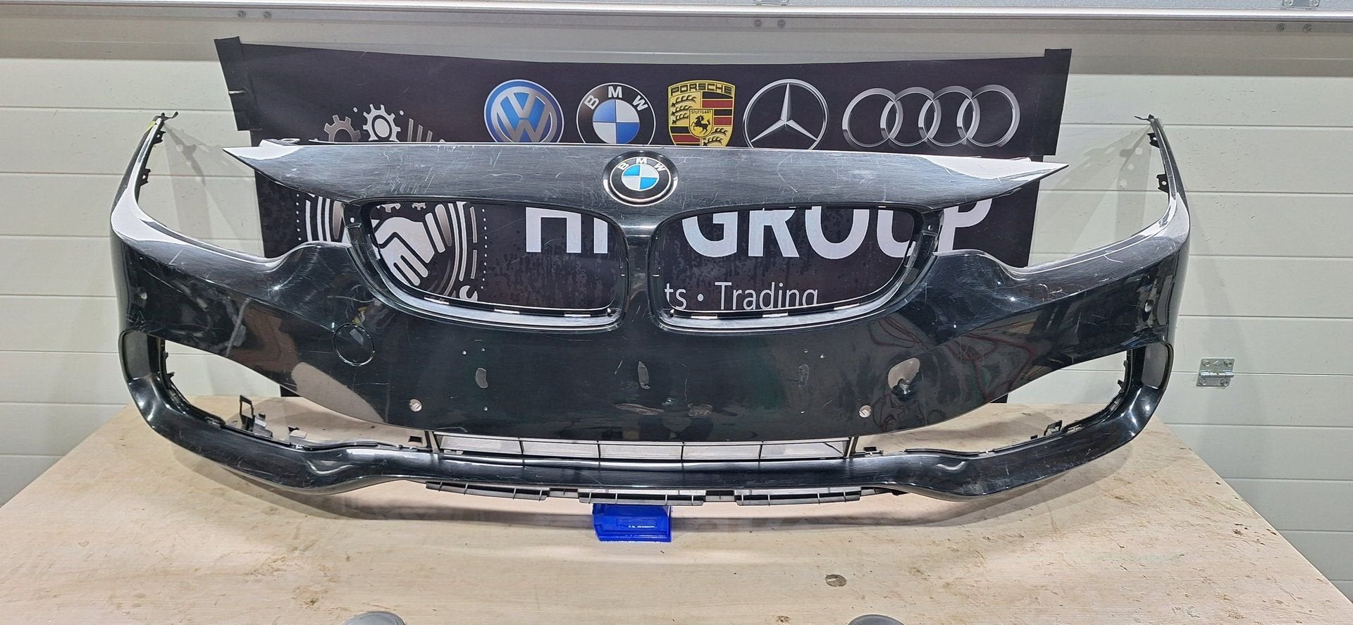BMW 3 serie f30 f31 voorbumeper bumper, Gebruikt, -, Voor, -