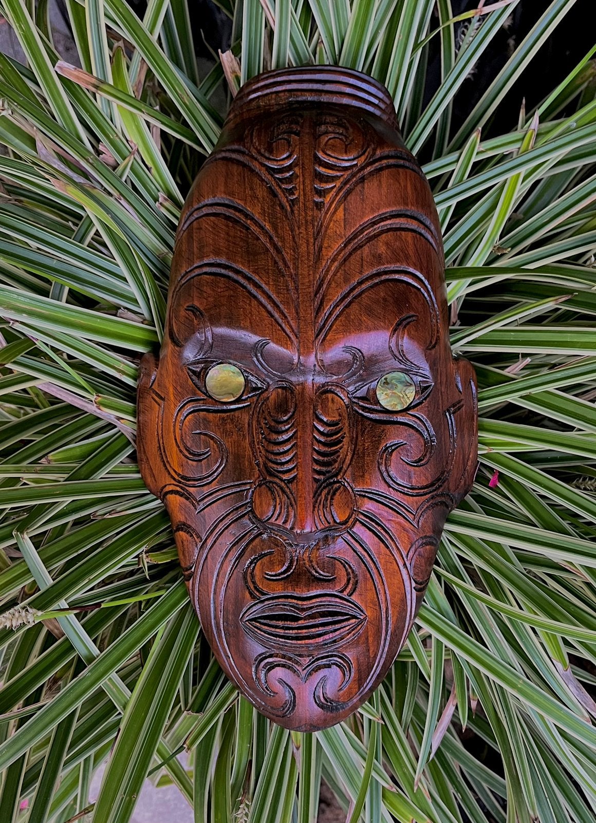 Maori houtsnijwerk Nieuw Zeeland New Zealand Tiki Rotorua NZ, Ophalen of Verzenden