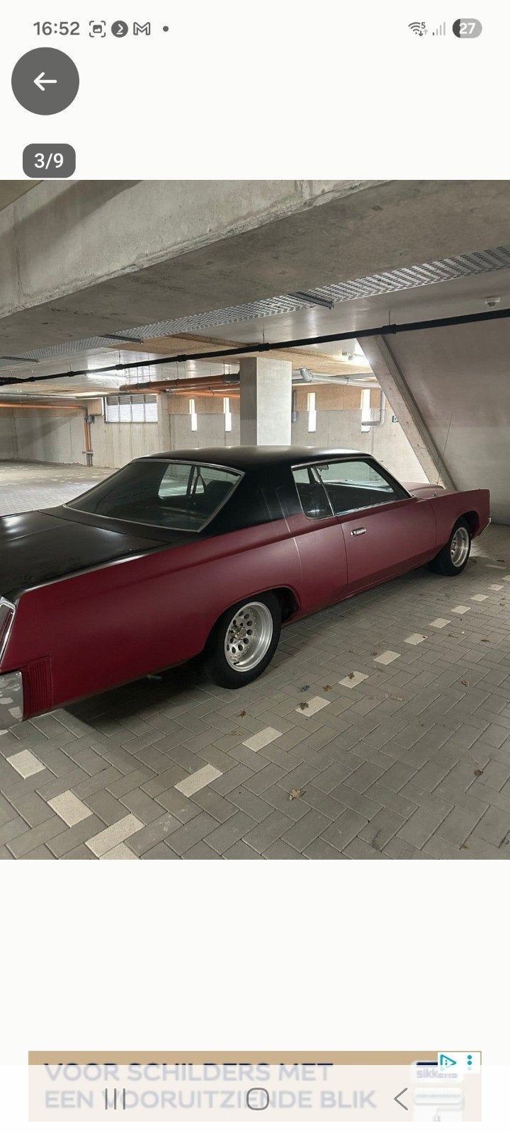 newport custom coupe v8 lpg bj 1975 apk/belastingvrij, Auto's, Automaat, Bedrijf, LPG, Te koop