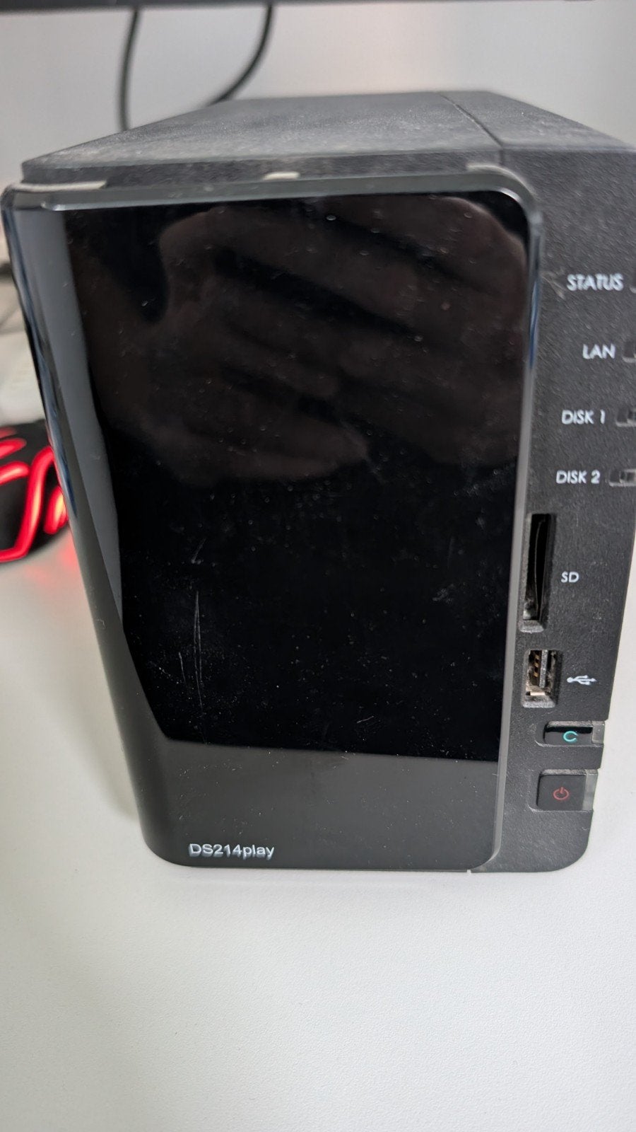 Synology DS214play NAS + Toshiba 3TB HDD, Gebruikt, Server, HDD, Ophalen of Verzenden