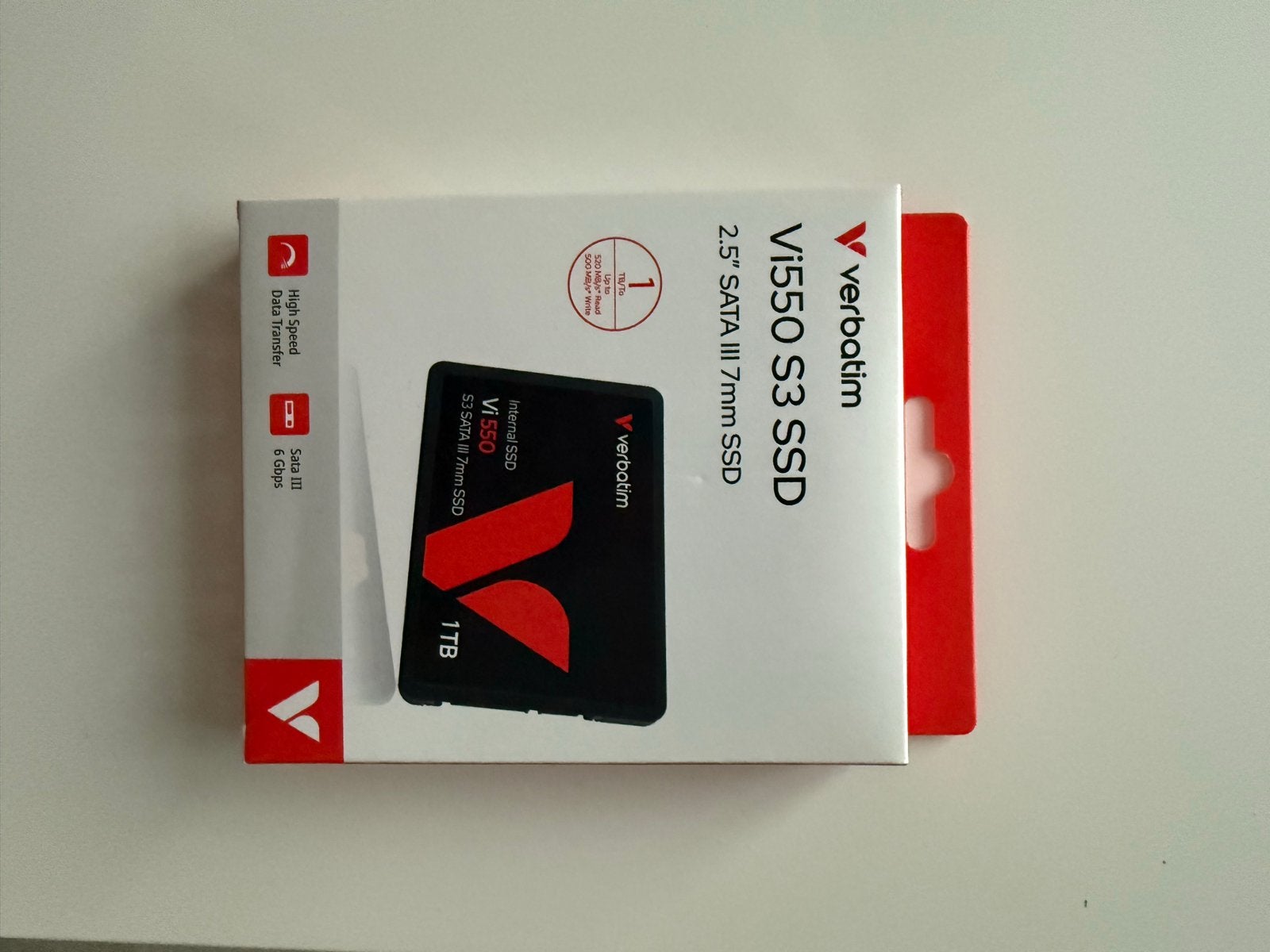 Verbatim Vi550 S3 SSD 1TB, Computers en Software, Harde schijven, Intern, Server, Nieuw, Ophalen of Verzenden