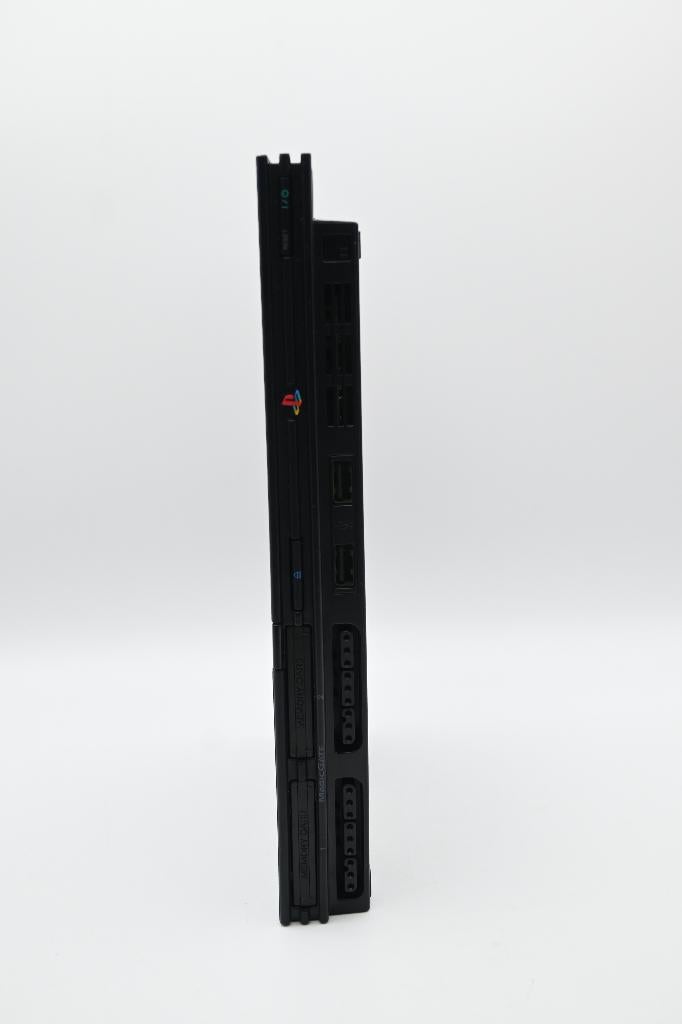 Playstation 2 Slim + Controller, Spelcomputers en Games, Spelcomputers | Sony PlayStation 2, Gebruikt, Zwart, Ophalen of Verzenden