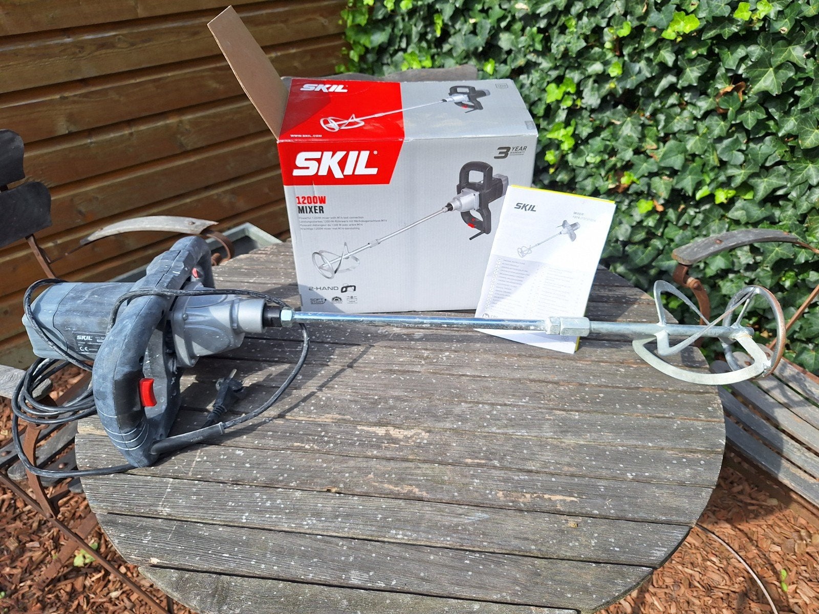 SKIL Beton- & Verfmenger (Mixer) 1016AA 1200W, Ophalen, Zo goed als nieuw, Overige typen, Overige merken
