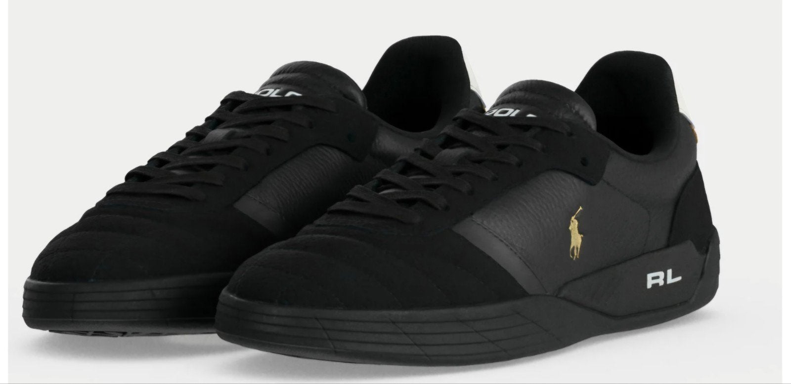 Nieuwe Polo Ralph Lauren BROOME LACE sneakers zwart maat 44, Zwart, Nieuw, Ophalen of Verzenden, Polo Ralph Lauren